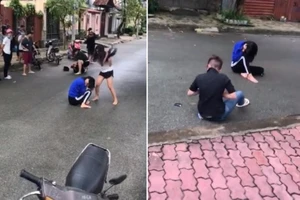 Điều tra clip nữ sinh bị đánh bằng mũ bảo hiểm