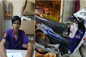 Đang đẩy xe ăn trộm thì đụng hình sự quận 1