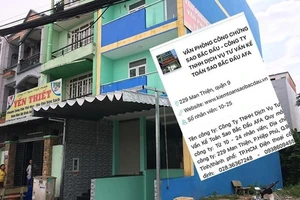 Bắt người lập văn phòng công chứng giả ở quận 9