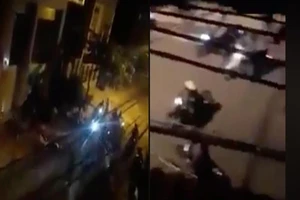 Sự thật về clip 'Hỗn chiến trên cầu Nhị Thiên Đường' 