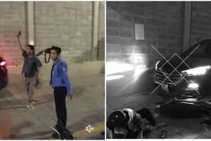 Vụ rút súng trong chung cư quận 4: Công an làm việc với tài xế