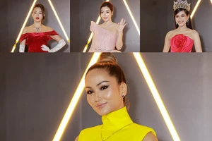 H'Hen Niê đọ sắc cùng hơn 20 nàng hậu trên thảm đỏ WeChoice