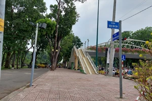 Nhà vườn dọn dẹp cây kiểng, trả mặt bằng về nhà đón Tết