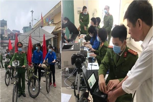 Hà Nội: Công an làm việc xuyên đêm để cấp căn cước công dân