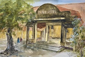 Triển lãm tranh màu nước về địa ngục trần gian Côn Đảo