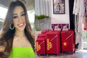 Trong 15 chiếc vali cùng Hoa hậu Khánh Vân đến Mỹ có gì?