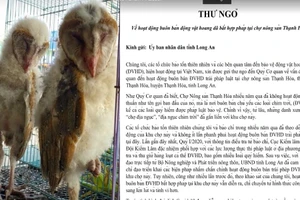 14 tổ chức bảo tồn ĐVHD gửi thư đến UBND tỉnh Long An