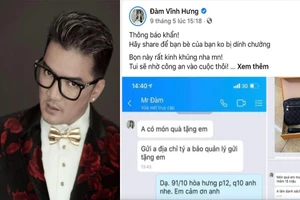 Ca sĩ Đàm Vĩnh Hưng bị mạo danh lừa bán đồ hiệu làm từ thiện