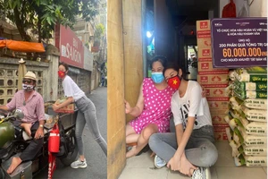 Hoa hậu Khánh Vân giúp đỡ người khuyết tật, bán vé số tại TP.HCM