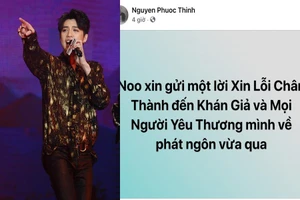 Noo Phước Thịnh chính thức xin lỗi vì phát ngôn phản cảm