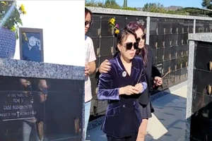 Vợ chồng Việt Hương ‘đến thăm’ Chí Tài ở Mỹ