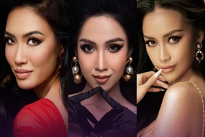 Loạt Hoa, á hậu, quán quân 'chiều cao khủng' thi Hoa hậu Hoàn vũ Việt Nam 2021