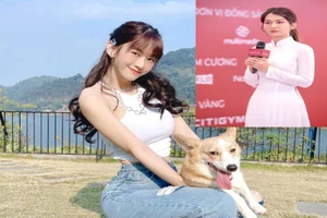 Lê Bống dịu dàng trong tà áo dài trắng thi Hoa hậu Thể thao Việt Nam