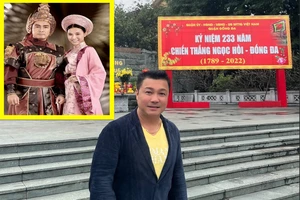 Lý Hùng đến gò Đống Đa thắp hương tưởng niệm Hoàng đế Quang Trung