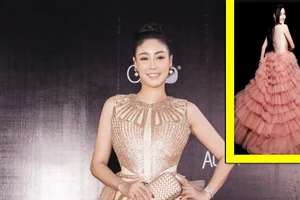 Hoa hậu Hà Kiều Anh khoe nhan sắc nóng bỏng khi ‘đụng hàng’ Trương Bá Chi