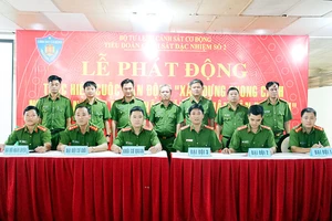 Tiểu đoàn Đặc nhiệm Số 2 ký giao ước siết chặt kỷ luật