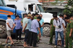 Tài xế container đâm chết đồng nghiệp ở chợ đầu mối 