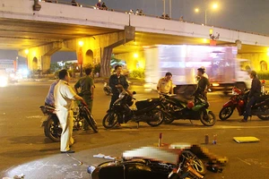 Container ôm cua cán chết người đàn ông ở ngã tư Bình Phước