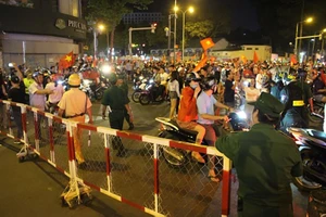 Công an TP.HCM tung quân giữ an ninh trận chung kết