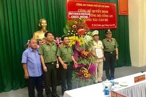 Đại tá Nguyễn Sỹ Quang làm Phó Giám đốc Công an TP.HCM