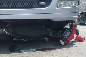 Tai nạn xe máy và xe tải, 2 vợ chồng chết thảm