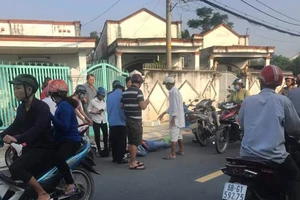 1 phụ nữ ở Hóc Môn bị giật dây chuyền ngã ra đường