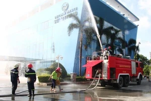 TP.HCM diễn tập thử các tình huống an ninh ở Tân Sơn Nhất