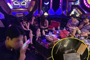 Hàng chục dân chơi phê ma túy trong karaoke Hollywood
