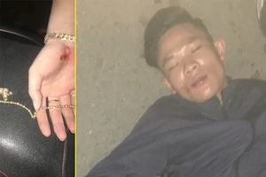 Tài xế taxi bung cửa đạp ngã kẻ cướp giật đi xe SH