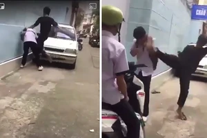 Clip học sinh bị đánh trong hẻm: Đã xảy ra khoảng 1 năm trước
