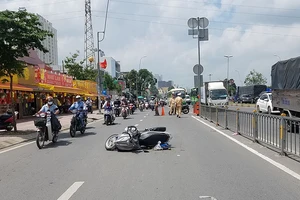 Ngã xe máy khi gặp ‘sống trâu’ trên đường, nạn nhân nguy kịch
