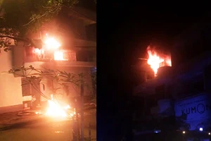 6 người bị mắc kẹt, hô hoán trong căn nhà cháy ở quận 11