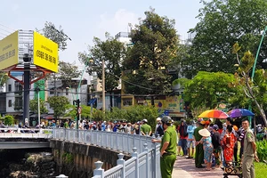 Tìm được thi thể người đàn ông nhảy kênh Nhiêu Lộc