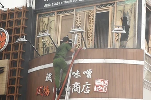 Điều tra vụ cháy nhà hàng ở quận 1, TP.HCM