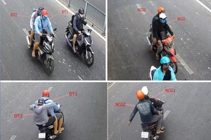 Công an truy tìm nhóm cướp giật ở quận 4