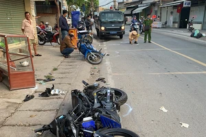 Xe ba gác gây tai nạn chết người rồi bỏ chạy ở quận 12