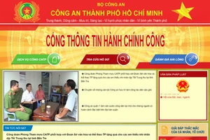 Công an TP.HCM chính thức ra mắt Cổng thông tin dịch vụ công