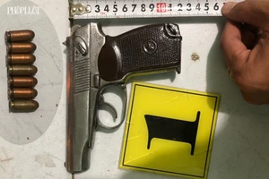 Công an khống chế nhóm cầm súng K59 đi thanh toán đối thủ