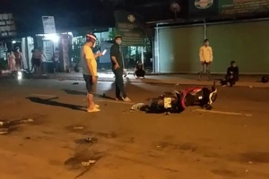 Nhóm thanh niên to tiếng ở hiện trường 2 xe máy tông nhau ở Hóc Môn