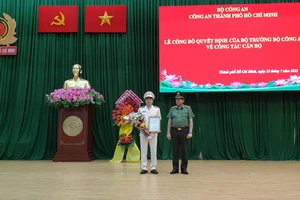 Phó Cục trưởng Cục Cảnh sát hình sự làm Phó Giám đốc Công an TP.HCM