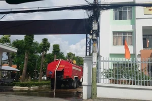 Cháy ở UBND phường Tân Tạo