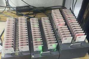 An ninh mạng phát hiện hơn 700 sim rác ở một cửa hàng tại Bình Chánh