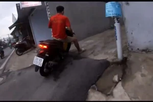 Đặc nhiệm truy đuổi nghi can cướp giật như phim trên đường phố