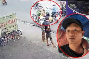 Kẻ giật dây chuyền của người phụ nữ lên xe khách trên Quốc lộ 1 bị bắt