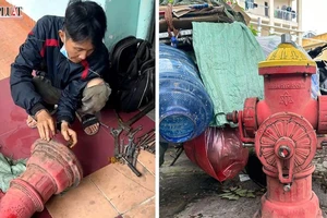 Công an cảnh báo tình trạng trộm vật tư trang bị công cộng bán ve chai