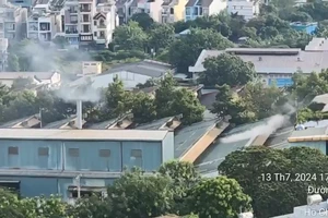 Chi cục bảo vệ môi trường kiểm tra tại Công ty Liên Phương