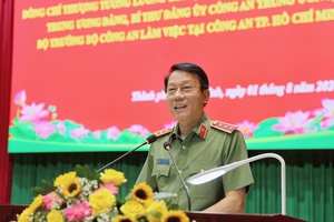 Bộ Trưởng Bộ Công an Lương Tam Quang có buổi làm việc với Công an TP.HCM