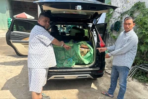 2 người lái ô tô chở hơn 3 tạ pháo từ miền Tây lên TP.HCM giao