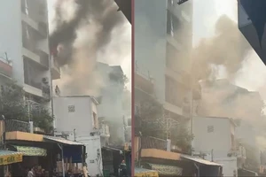 Cháy nhà ngăn phòng cho thuê ở quận 10, nhiều người hoảng loạn