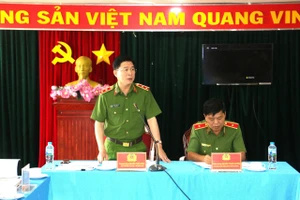 Cục C07 làm việc với Công an TP.HCM về công tác bảo vệ Lễ Kỷ niệm 50 năm Ngày giải phóng miền Nam, thống nhất đất nước